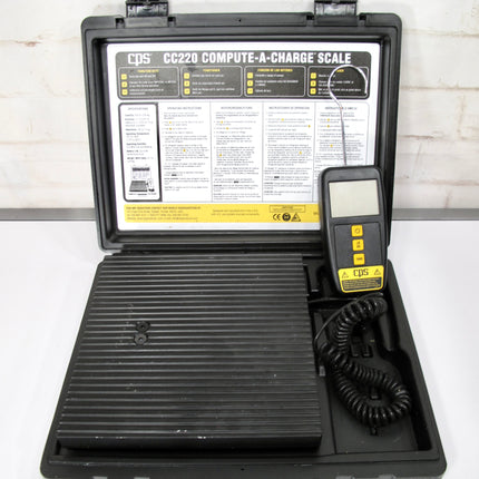 CPS Compute A charge CC220  220 lb Capacity HVAC Refrigerant Charging Scale