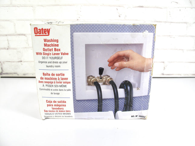 Oatey Quadtro 38822 Washing Machine Outlet Box Polystyrene