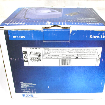 Cooper Lighting Eaton Sure-Lites Eagle Eye SELDW60SD Industrial LED Emergency Light