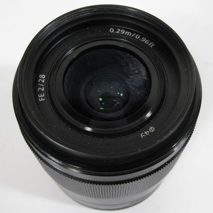 Sony SEL28F20  FE 28mm F2 Full Frame Prime Lens Wide Angle E Mount