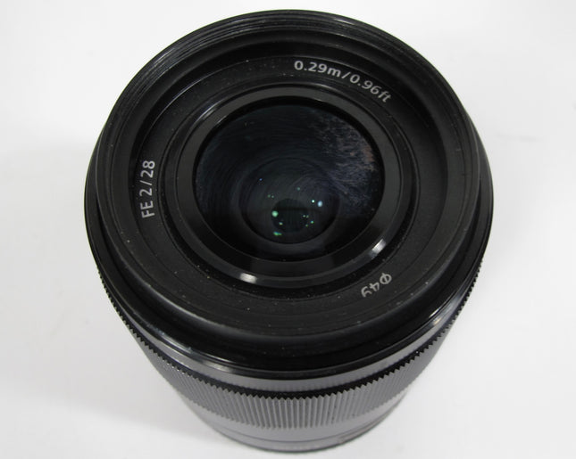 Sony SEL28F20  FE 28mm F2 Full Frame Prime Lens Wide Angle E Mount