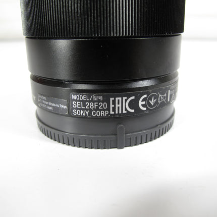 Sony SEL28F20  FE 28mm F2 Full Frame Prime Lens Wide Angle E Mount