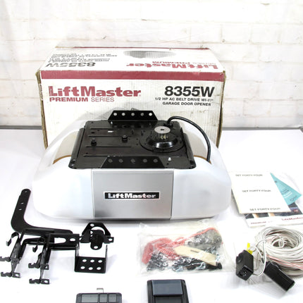 Lift Master Premium Series 8355W 1/2HP Belt Drive WIFI Garage Door Opener w/o Rail