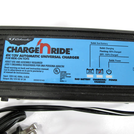 Schumacher Electric 6 Volt / 12 Volt Ride on Toys  Battery Charger