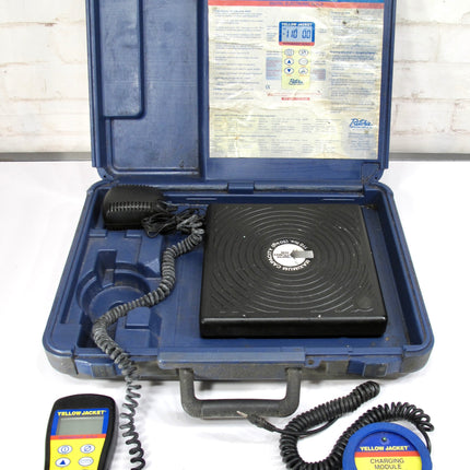 Ritchie Yellow Jacket 68813 HVAC 220lb  Refrigerant Scale with Charging Module