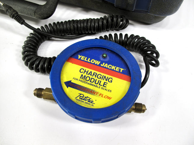 Ritchie Yellow Jacket 68813 HVAC 220lb  Refrigerant Scale with Charging Module