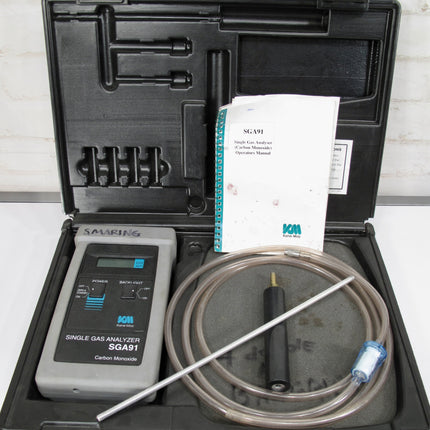 Kane-May Single Gas Analyzer SGA91 Carbon Monoxide Tester with Probe