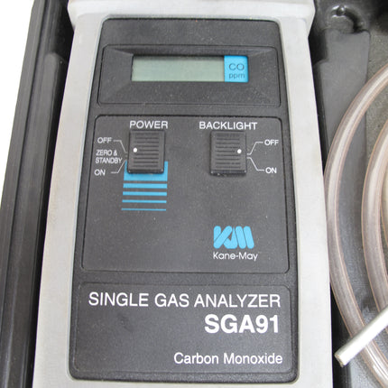 Kane-May Single Gas Analyzer SGA91 Carbon Monoxide Tester with Probe