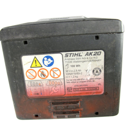 STIHL AK20 36-Volt Lithium-Ion Battery 4.0 Ah 144 Wh