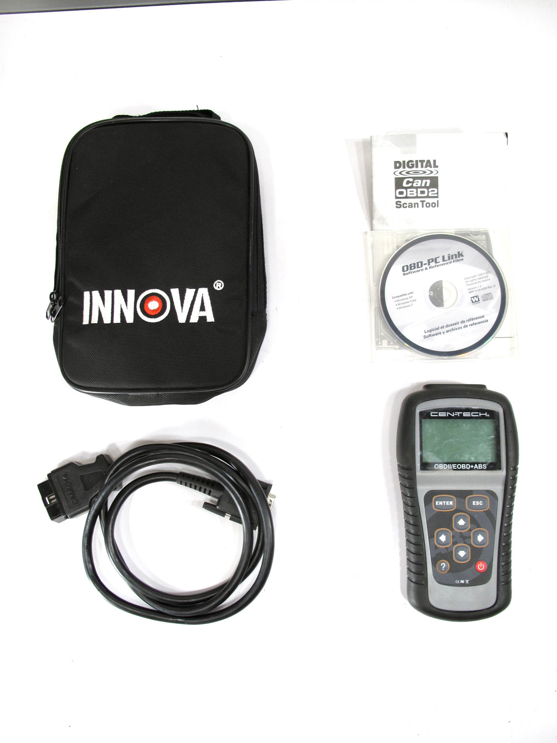 Cen-Tech 60794 ODBII EOBD+ABS Vehicle Diagnostic Tool Scanner Code Rea ...