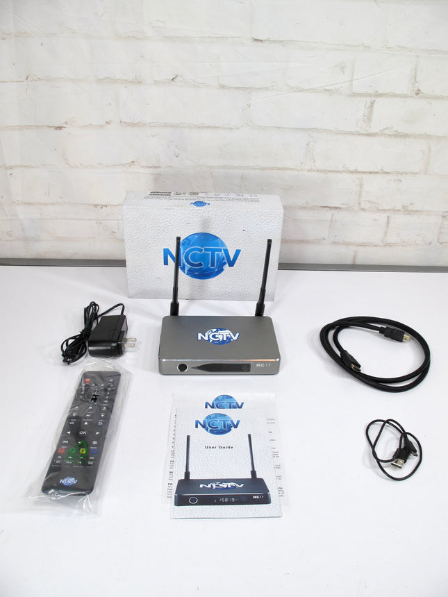 NCTV NC17 Android Media Content Streaming Box Supports  VC-1, H.264, MPEG-1, MPEG-2, MPEG-4, DIVX, RM, etc.