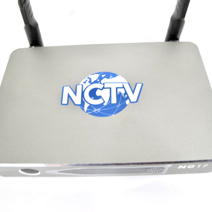 NCTV NC17 Android Media Content Streaming Box Supports  VC-1, H.264, MPEG-1, MPEG-2, MPEG-4, DIVX, RM, etc.
