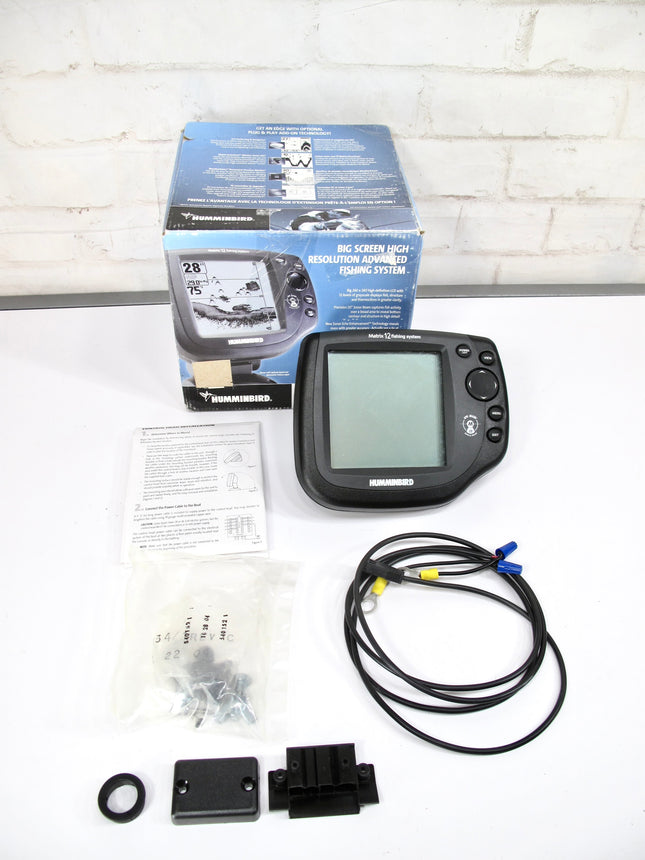Humminbird Matrix 12 5 Inch GPS Ready Trackplotter Fishfinder CannonLink, InterLink, WeatherSense Comp.