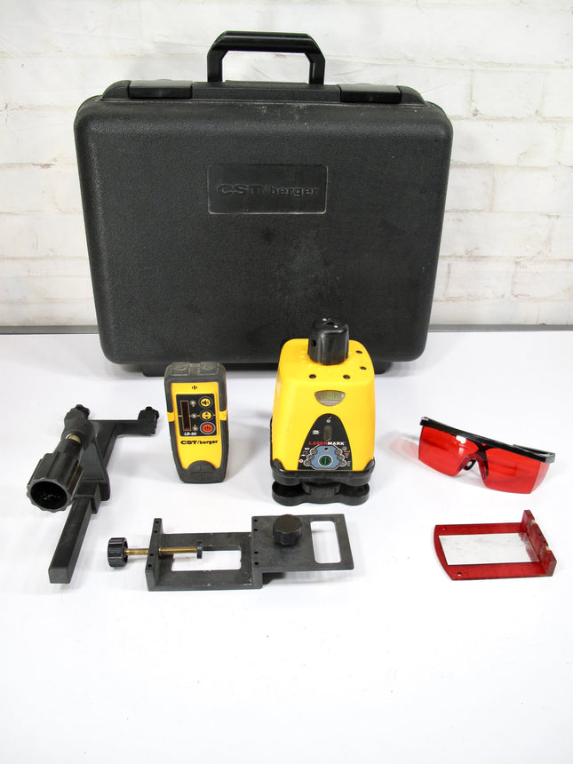 CST/Berger LaserMark Wizard LM30 Rotary Laser Lavel and LD-90L Detector