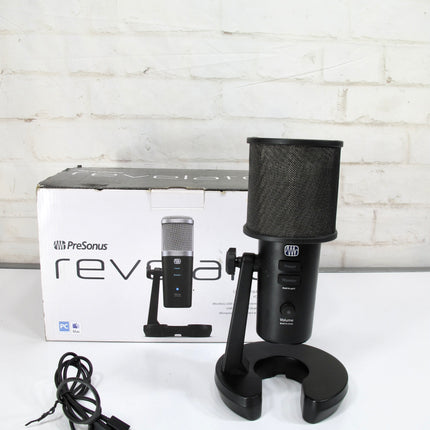 PreSonus Revelator Podcasting Live Streaming USB Condenser Microphone