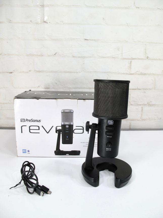 PreSonus Revelator Podcasting Live Streaming USB Condenser Microphone