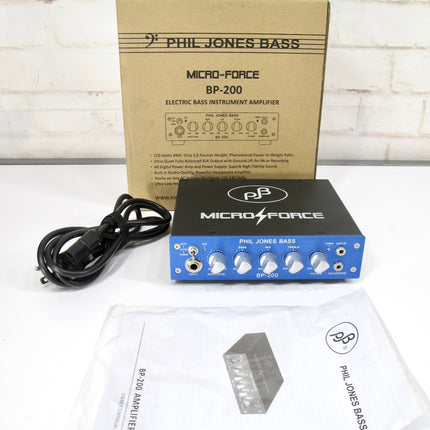 Phil Jones Bass Micro-force BP-200 Compact Bass Amplifier Head