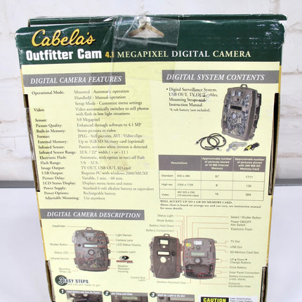 Cabelas Outfitter Cam 4.1 MP Digital Trail Camera