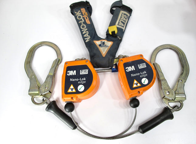 3M DBI-SALA Nano-Lok Edge, Twin-Leg, Self Retracting Lifeline 3500277