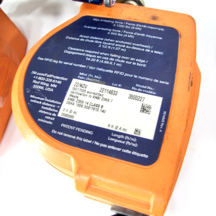 3M DBI-SALA Nano-Lok Edge, Twin-Leg, Self Retracting Lifeline 3500277