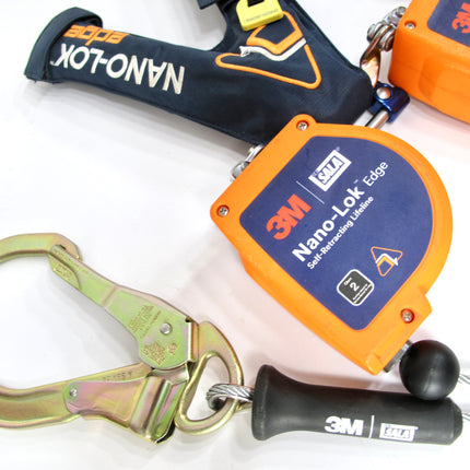 3M DBI-SALA Nano-Lok Edge Harness with Dual Self-Retracting Lifelines 3500276