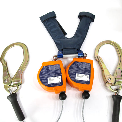 3M DBI-SALA Nano-Lok Edge Harness with Dual Self-Retracting Lifelines 3500276