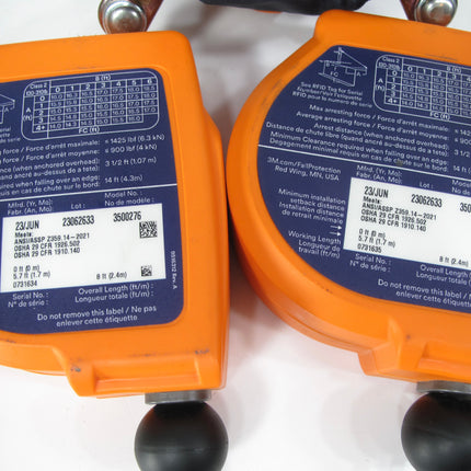 3M DBI-SALA Nano-Lok Edge Harness with Dual Self-Retracting Lifelines 3500276