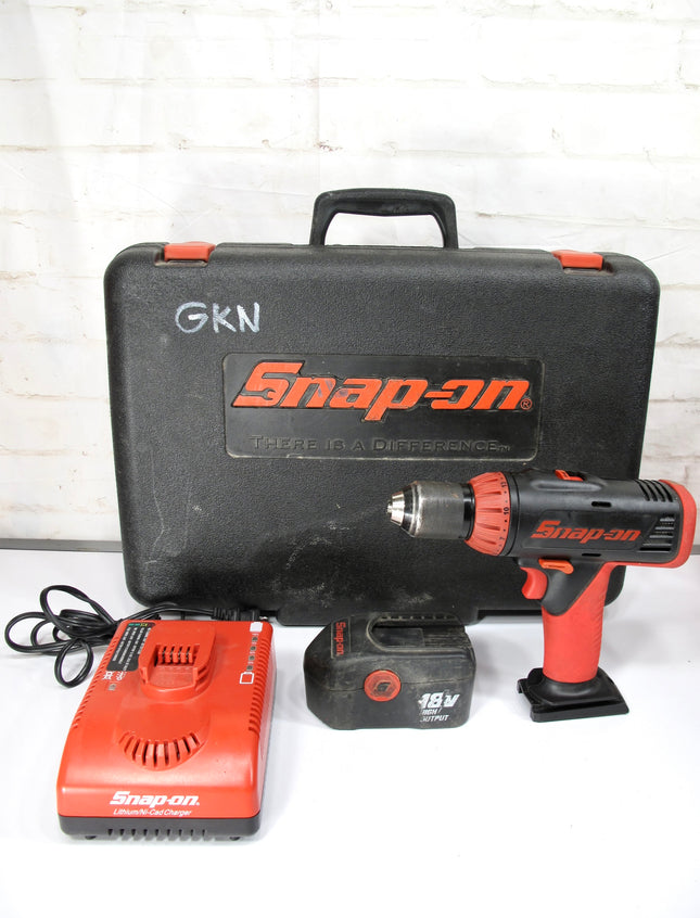 Snap On CDR6850 1/2" CORDLESS Drill 18V With Battery CTB4187 and Charger