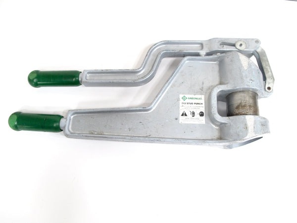 GREENLEE 713 2-5/8” Diameter Hole Capacity 20ga Plumber Stud Punch