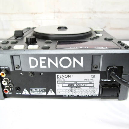 Denon DN-S1000 Professional DJ Tabletop CD Player Pressure Scratch