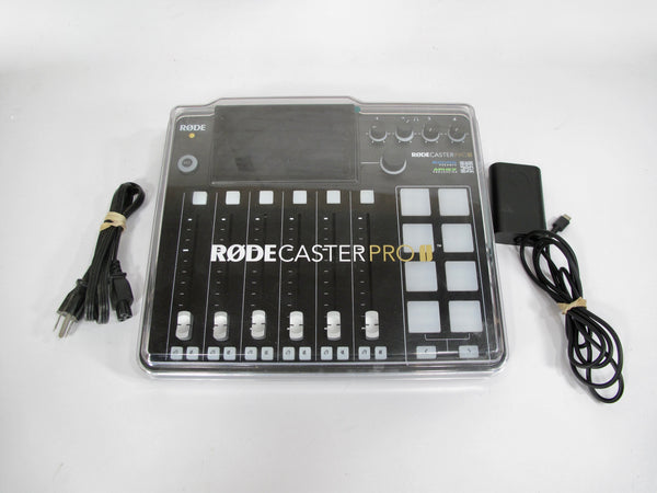 Rode RODECaster Pro II 8 Channel Integrated Podcast Streaming Production Studio
