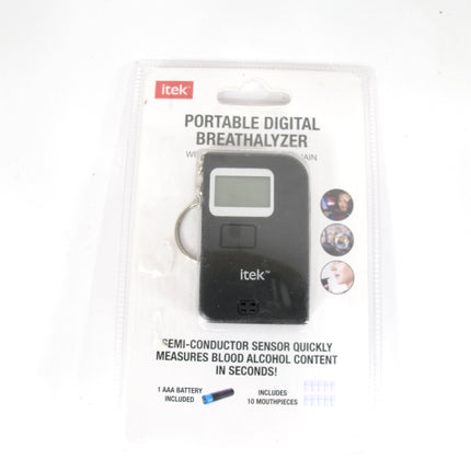 itek Portable Digital Breathalyzer with LCD & Keychain DBK-8/2253
