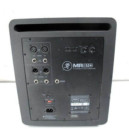 Mackie MRS10 - 10" Active 120 Watt Powered Subwoofer Studio Monitor