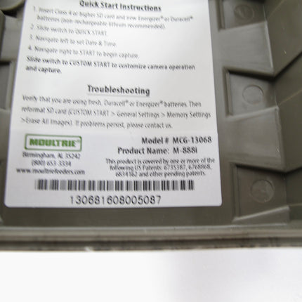 Moultrie No Glow Invisible 14MP Mini 888i Infrared Trail Game Camera - M-888i