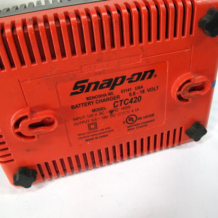 Snap-On Tools 9.6 - 18V Battery Charger Snap On CTC420 Genuine OEM