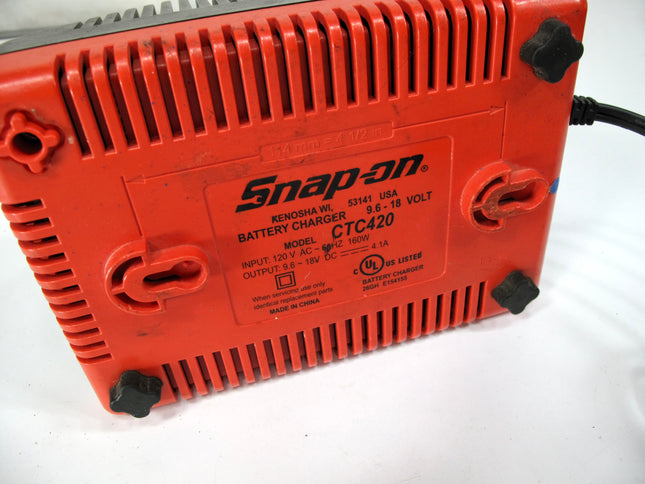 Snap-On Tools 9.6 - 18V Battery Charger Snap On CTC420 Genuine OEM