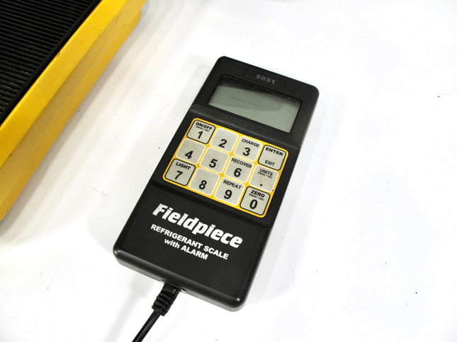 Fieldpiece SRS1 HVAC HVACR Commercial Refrigerant Scale w/ Alarm 110lb 50kg -N2