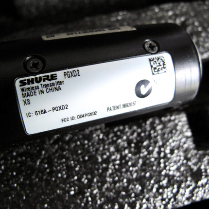 Shure PGXD2/SM58 Wireless Handheld Vocal Dynamic Cardioid Mic 902-928MHz