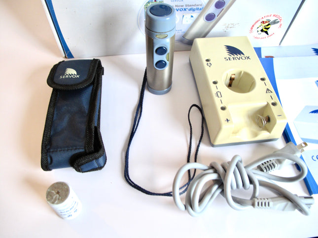 Servox Digital Electronic Larynx Speech Aid Electrolarynx Device & Accessories