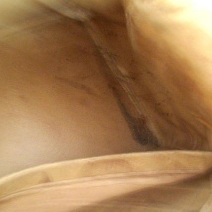 Antique / Vintage Genuine Cowhide Leather Clasping Doctors Bag Satchel