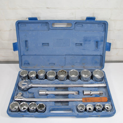 Cummins Industrial Tools 21-Piece Heavy Duty 3/4-Inch Drive SAE Socket Set.