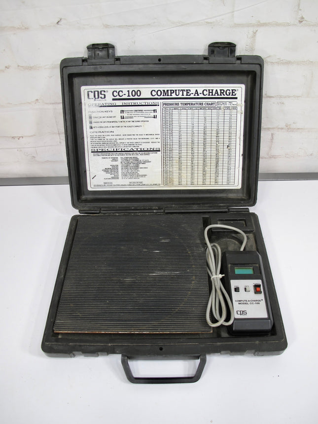 CPS CC100 Compute a Charge HVAC Refrigerant Scale