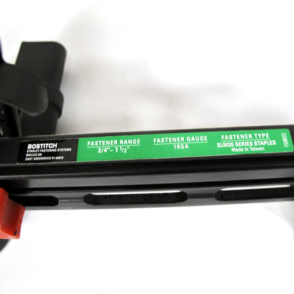 BOSTITCH SB150SLBC-1 3/4-Inch to 1-1/2-Inch Air Pneumatic Cap Stapler
