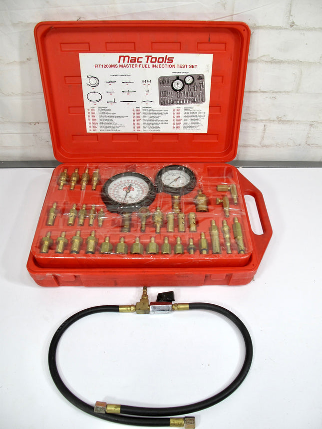 MAC Tools FIT1100MS Master Fuel Injection Pressure Test Set Kit
