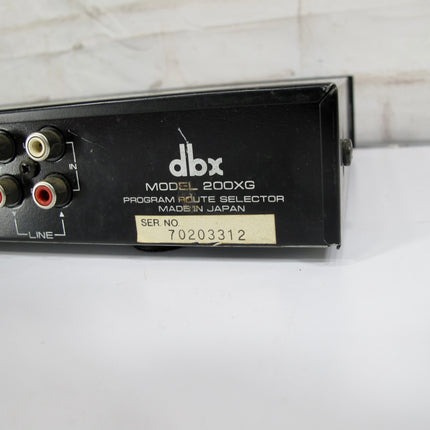 DBX 200XG Program Route Selector  Hi-Fi Unit Noise Reduction