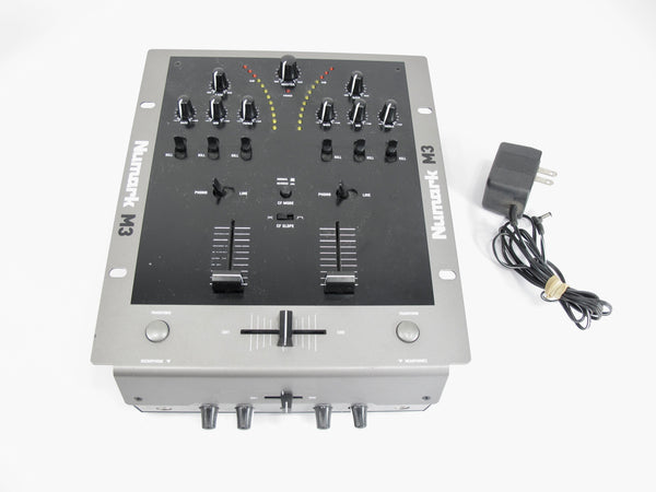Numark M3 2-Channel Scratch Mixer with Three-Band EQs and Phono & Line Inputs