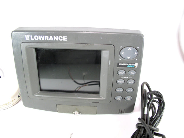 Lowrance GlobalMap 5000C GPS WAAS Fishing Boat Chartplotter System