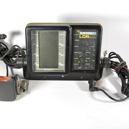 Hummingbird LCR 2000 Fish Finder Locator +Transducer+ Bracket USA