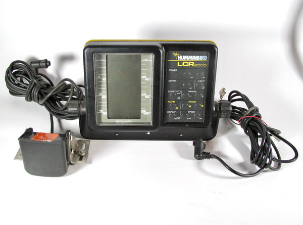 Hummingbird LCR 2000 Fish Finder Locator +Transducer+ Bracket USA