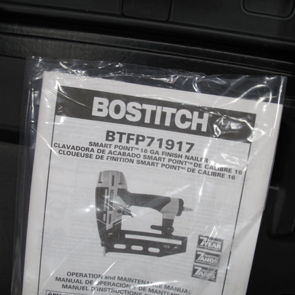 Bostitch BTFP71917 Smart Point 16 Ga Pneumatic Air Finish Nailer